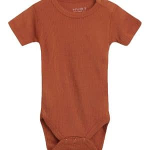 Hust and Claire Body k/æ – Bet – Uld/Bambus – Brændt Orange – 1½ år (86) – Hust and Claire Body K/Æ