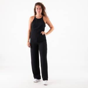 NA-KD – Lace back jumpsuit – Buksedragter – Sort – L