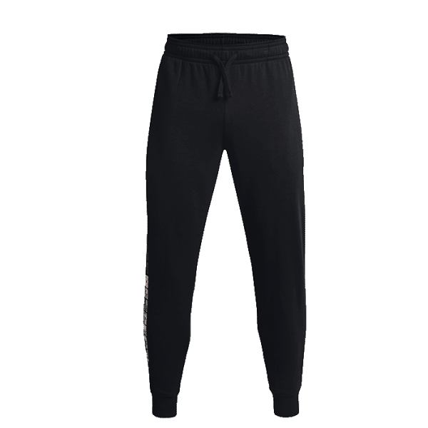 UA Project Rock Rival Fleece Jogger, Black