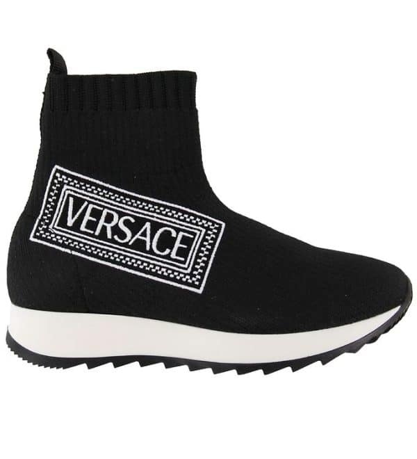 Versace støvler - Sort m. Logo - 33 - Versace Støvler