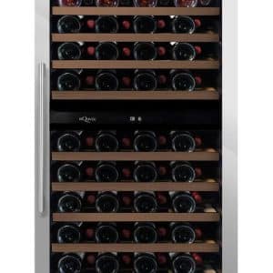 mQuvée WineCave 187 Exclusive Stainless, vinkøleskab til indbygning