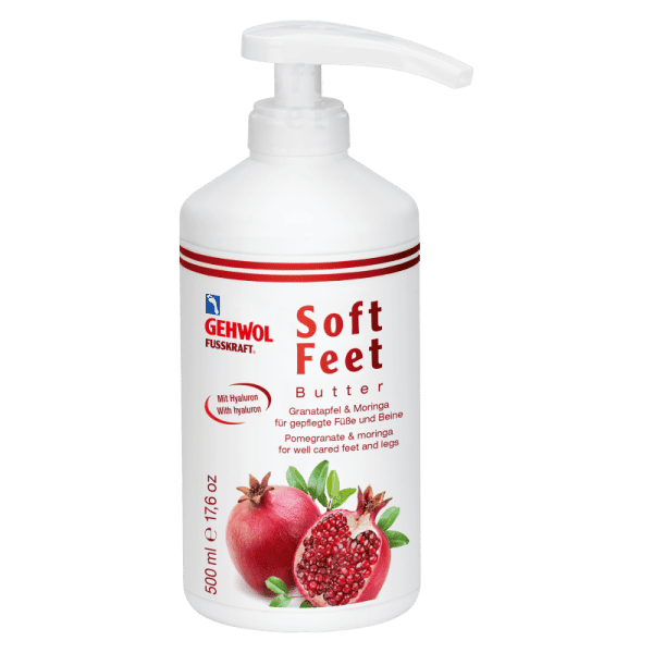 Gehwol Fusskraft soft feet butter, granatæble, 500 ml med pumpe