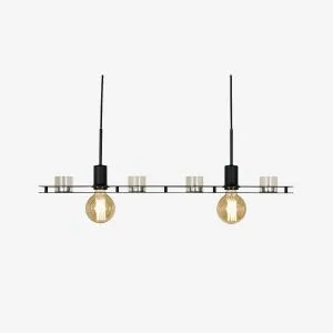 Aneta Lighting – Loftlampe Bricka – Sort – Loftpendler – – Homeroom
