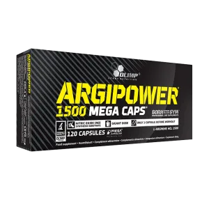 ArgiPower 1500 Mega Caps L-arginin Kapsler 120 stk