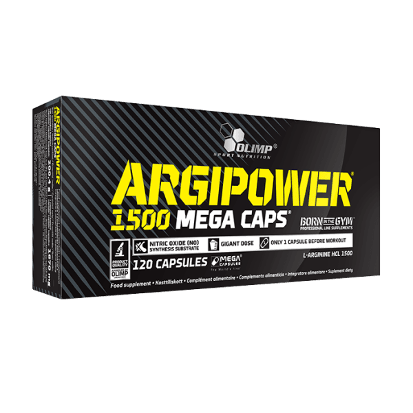 ArgiPower 1500 Mega Caps L-arginin Kapsler 120 stk