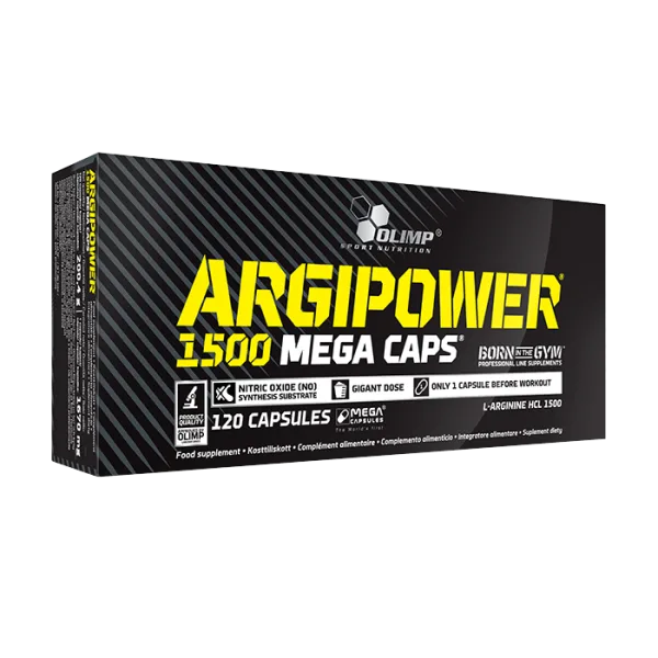 ArgiPower 1500 Mega Caps L-arginin Kapsler 120 stk