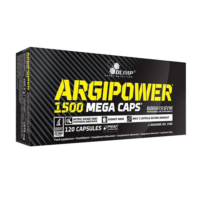 ArgiPower 1500 Mega Caps L-arginin Kapsler 120 stk