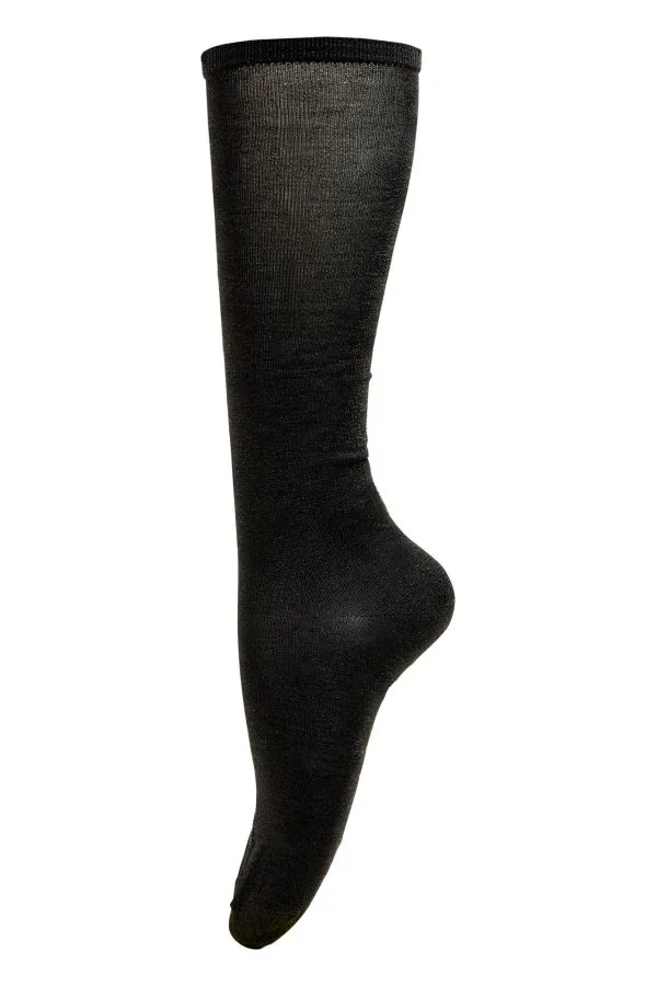 CRÉTON Emmie knæstrømpe (BLACK, ONESIZE)