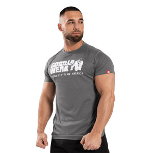 Classic Training T-Shirt, Grey Melange