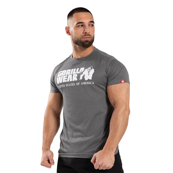 Classic Training T-Shirt, Grey Melange