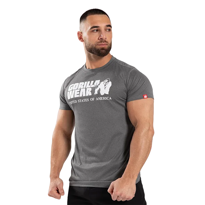 Classic Training T-Shirt, Grey Melange