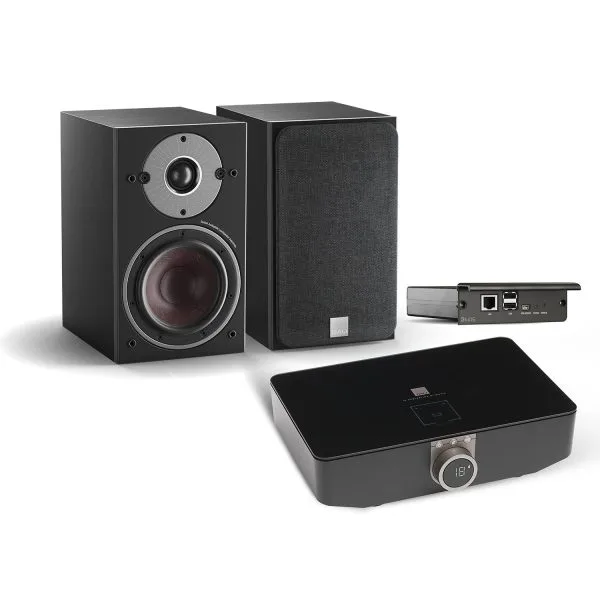 DALI Oberon 1C + Soundhub + BluOS Kompakt højtaler – Aktive