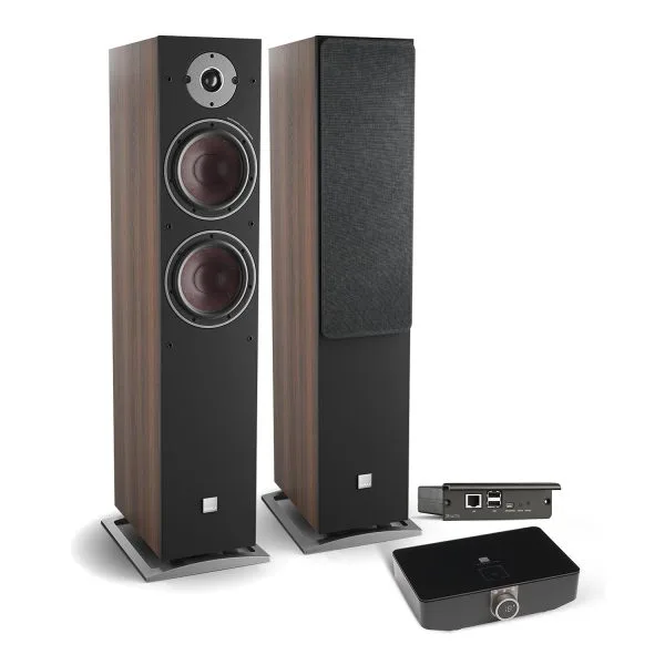 DALI Oberon 7C + Soundhub + BluOS Gulvhøjtaler – Aktive