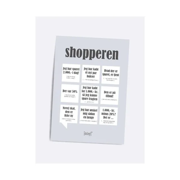 DIALÆGT/CITATPLAKAT Shopperen Relationer