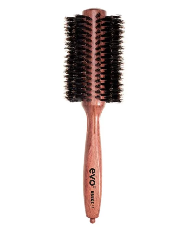 Evo Bruce 28 Bristle Radial Brush Hairy And Round