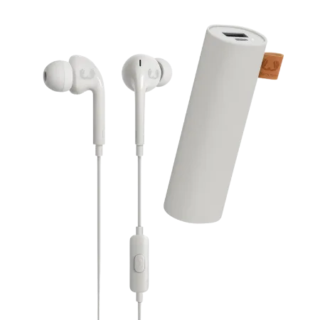 Fresh 'n Rebel Høretelefoner & Powerbank - 3000 mAh
