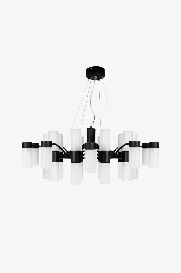 Globen Lighting - Lysekrone Santa Maria 30 - Sort - Loftpendler - - Homeroom