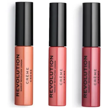 Læbestift Makeup Revolution Set of 3 Cream Lipsticks - 101 Piece of Cake / 112 Ball