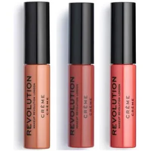 Læbestift Makeup Revolution Set of 3 Cream Lipsticks – 121 Head-Turner / 114 White