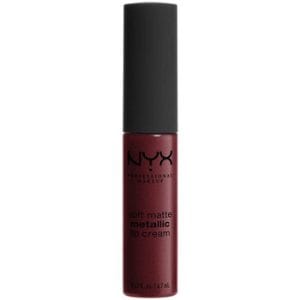 Læbestift Nyx Professional Make Up Soft Matte Metallic Cream Lipstick – Budapest