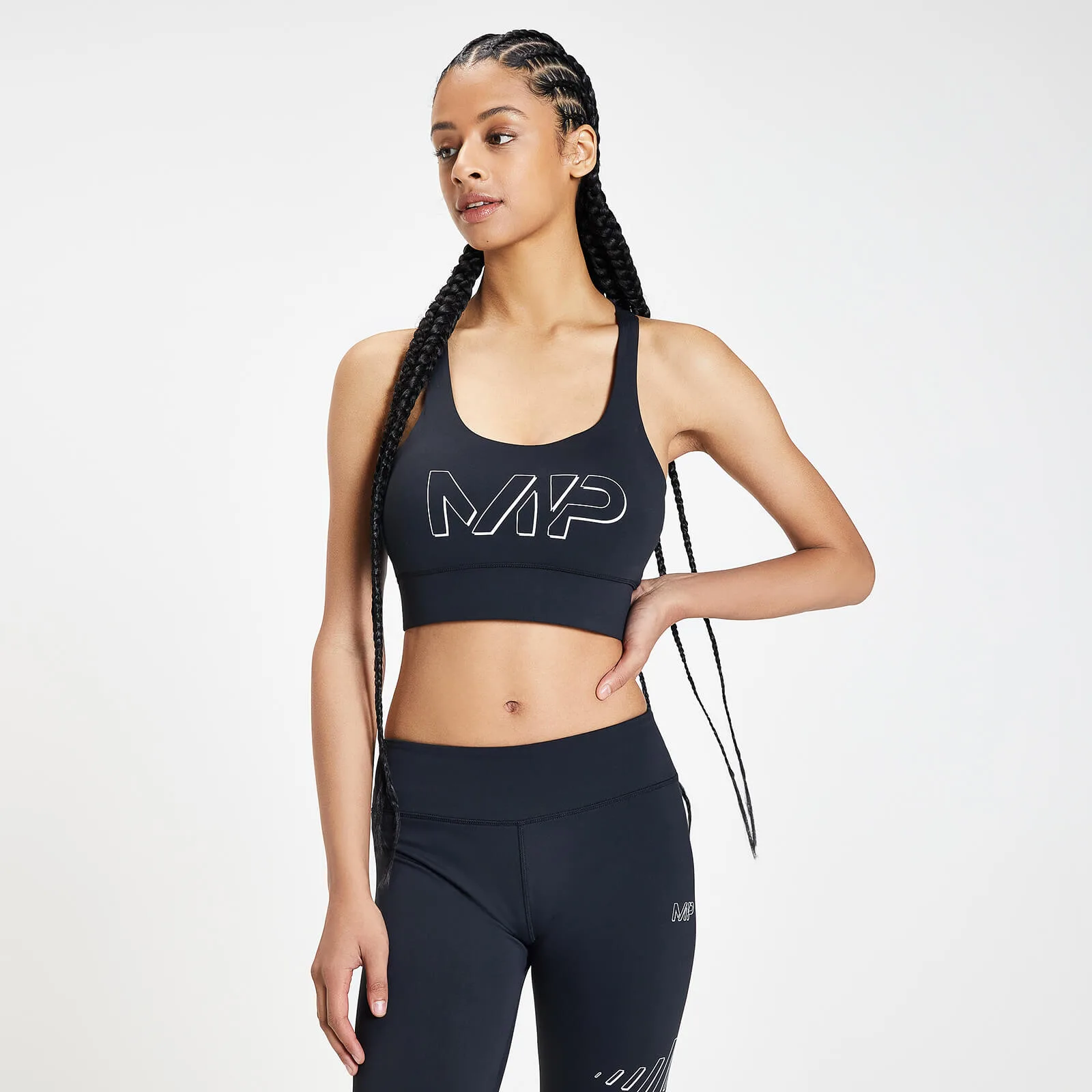 MP Infinity Mark Training Sports Bra til kvinder - Sort - XS