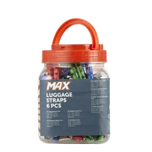 Max Cykel Bagageremme – 6 Stk
