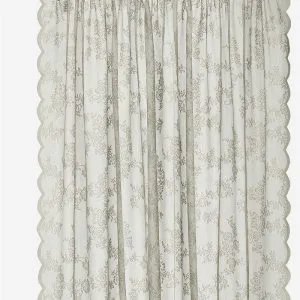 Mønstret blondegardin Rosalyn 2-pack