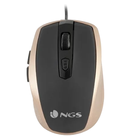 NGS Tick Gold USB Optical Mouse - Guld & Sort