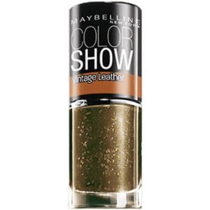 Neglelak Maybelline New York Colorshow Vintage Leather Nail Polish – 209 Gilded Emer