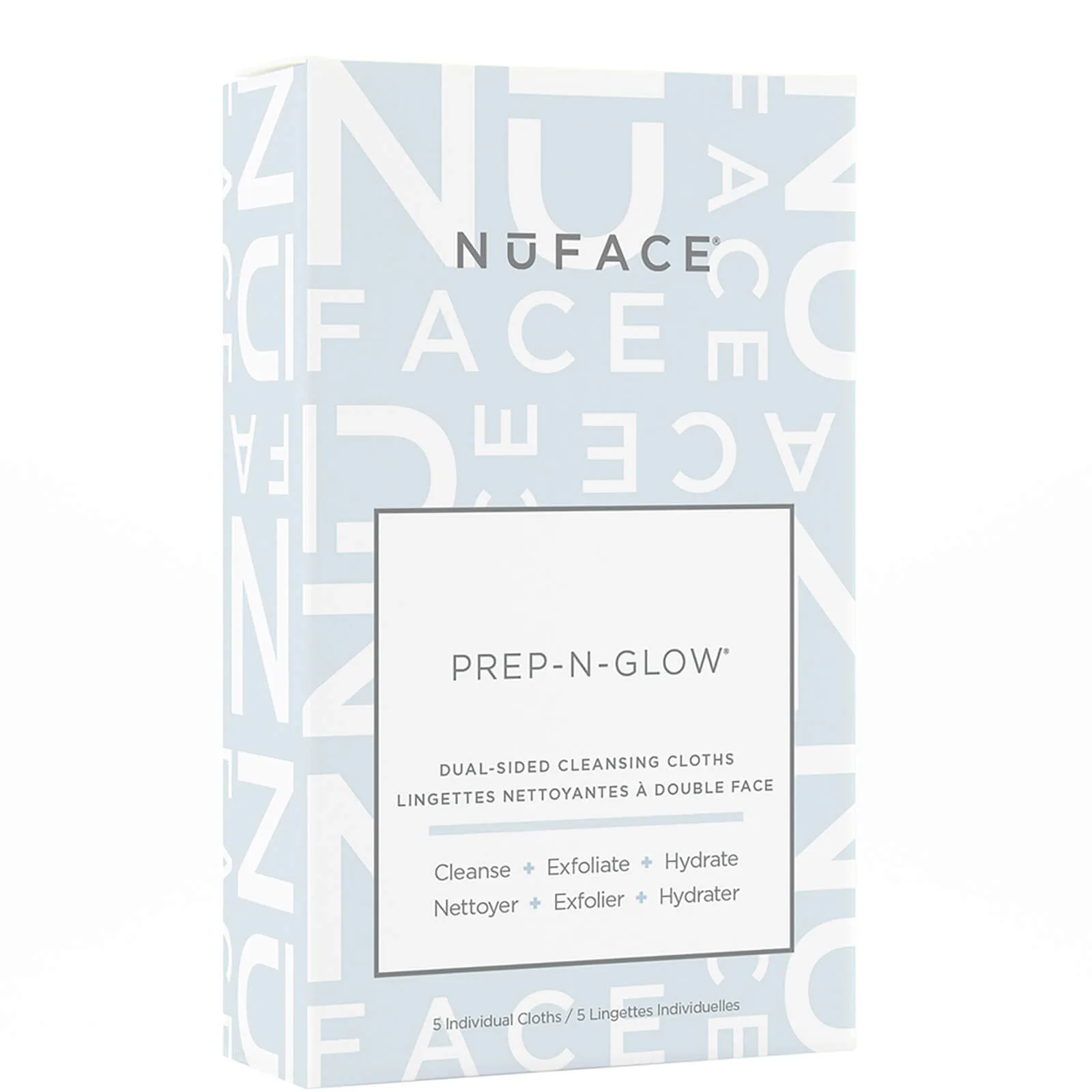 NuFACE Prep-N-Glow Cloths (pakke med 5 stk.)