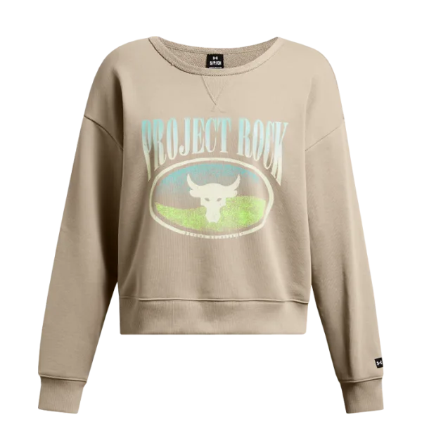 Project Rock HW Terry Longsleeve, Taupe