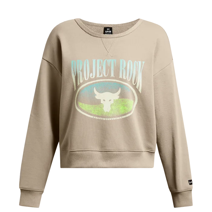 Project Rock HW Terry Longsleeve, Taupe