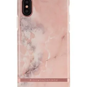 Richmond And Finch Pink Marble iPhone X