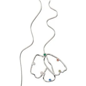 SILKE RENÉE SRPoppy flower ørering – single (SØLV ONESIZE)