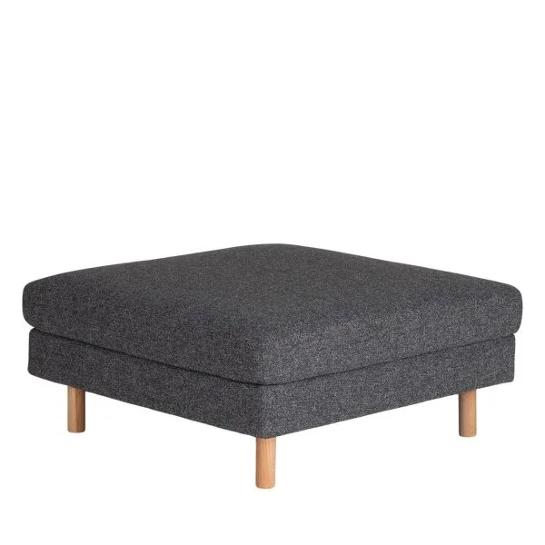 STAPLETON puf stof (MØRK GRÅ ONESIZE)