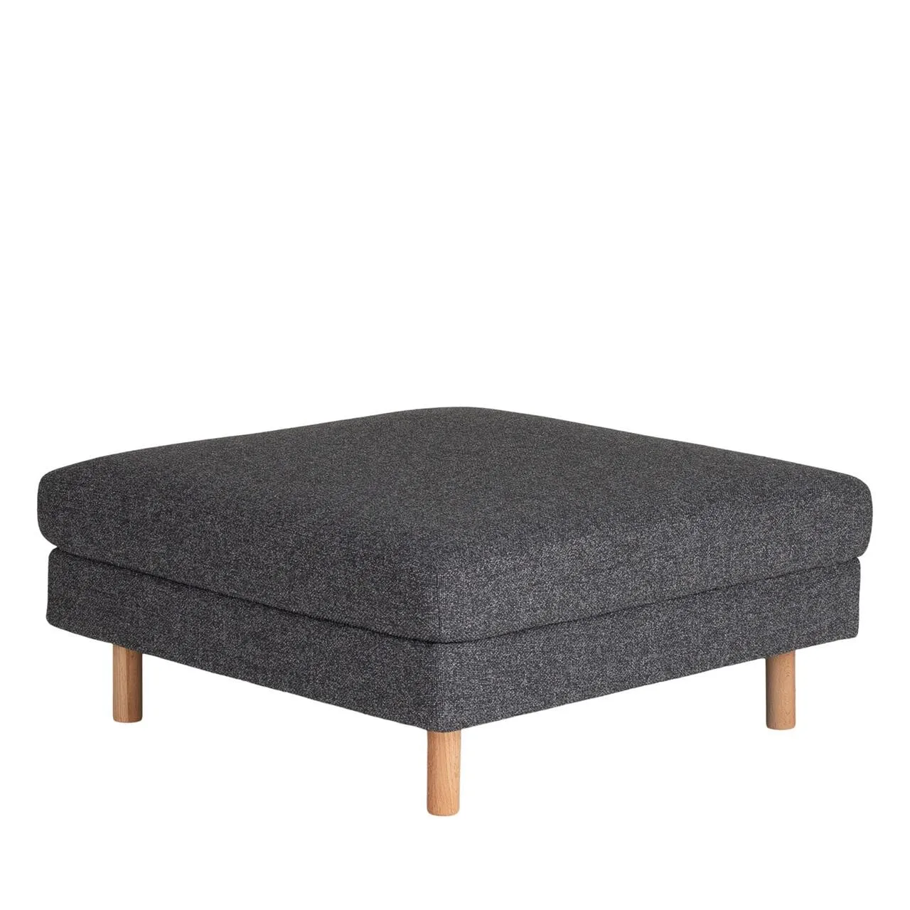STAPLETON puf stof (MØRK GRÅ ONESIZE)