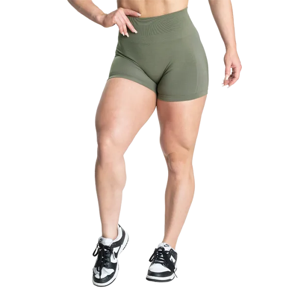 Scrunch Shorts, Washed Green