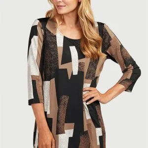 Stilrigtig jerseytunika Jasminette