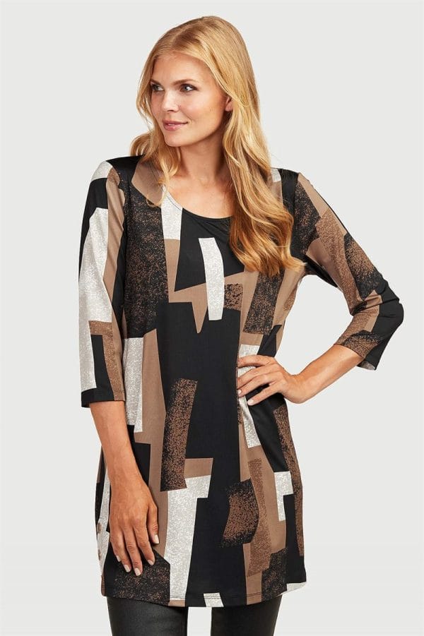 Stilrigtig jerseytunika Jasminette