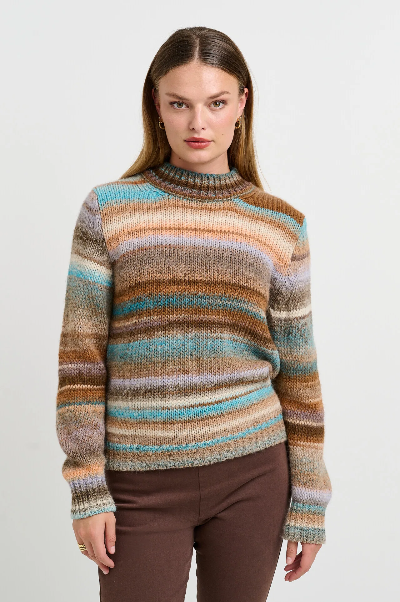 TWO GENERATIONS TGSpacy sweater (LYS BRUN L)