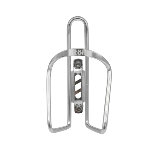 Töls Aluminium Flaskeholder til Cykel - Børstet stål
