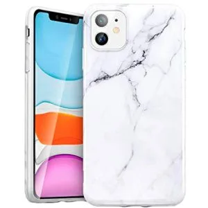 iPhone 11 Cover – Hvid Marmor