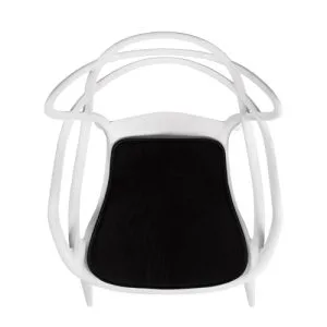 Bent Hansen Basic Hynde til Kartell Masters Stol – Sort Læder