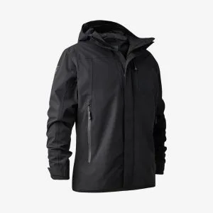 Deerhunter – Sarek Shell jakke med hætte (Sort) – 2XL
