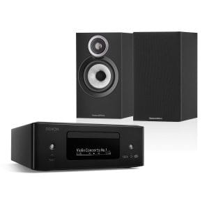 Denon CEOL RCD-N12DAB + Bowers & Wilkins 607 S3 Stereosystem til TV