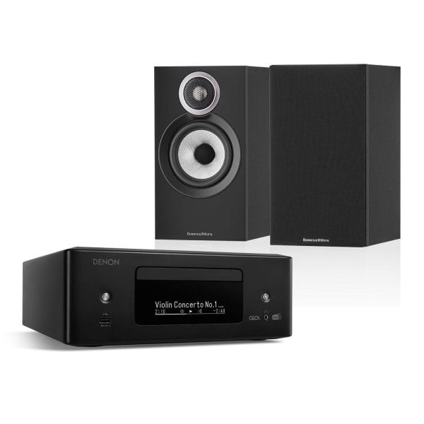 Denon CEOL RCD-N12DAB + Bowers & Wilkins 607 S3 Stereosystem til TV