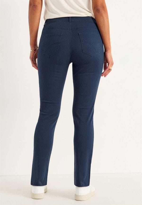 Jeans med elastisk talje