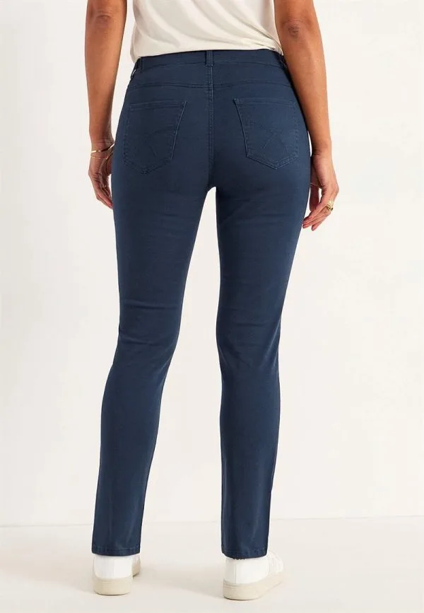 Jeans med elastisk talje