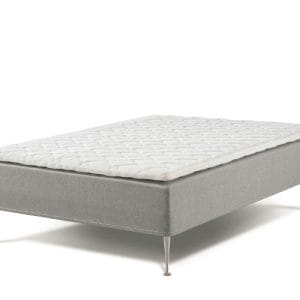 Lama First Boxmadras 140×200 incl Top – Fast / Grå