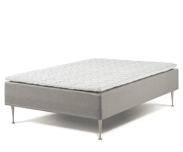 Lama First Boxmadras 140x200 incl Top - Fast / Grå
